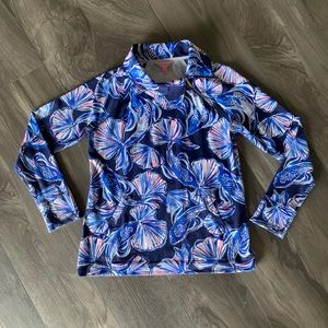🚫SOLD Lilly Pulitzer popover Navy In Reel Life